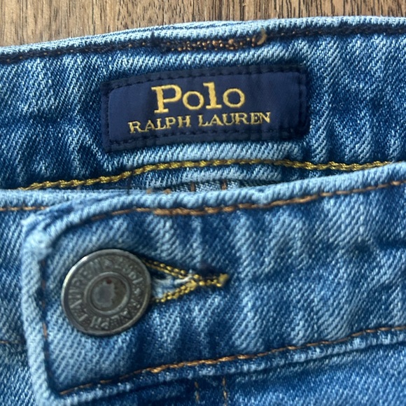 POLO RALPH LAUREN The Hampton Straight Leg Boys Blue Jeans Medium Wash Size 20 - Picture 2 of 15
